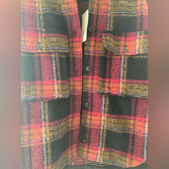 NWT ZARA Trf oversized shacket. - Picture 3 of 7